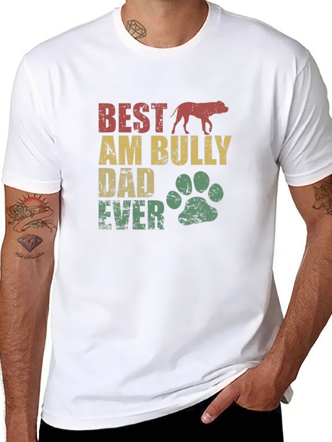 Best AM Bully Dad Ever T-Shirt