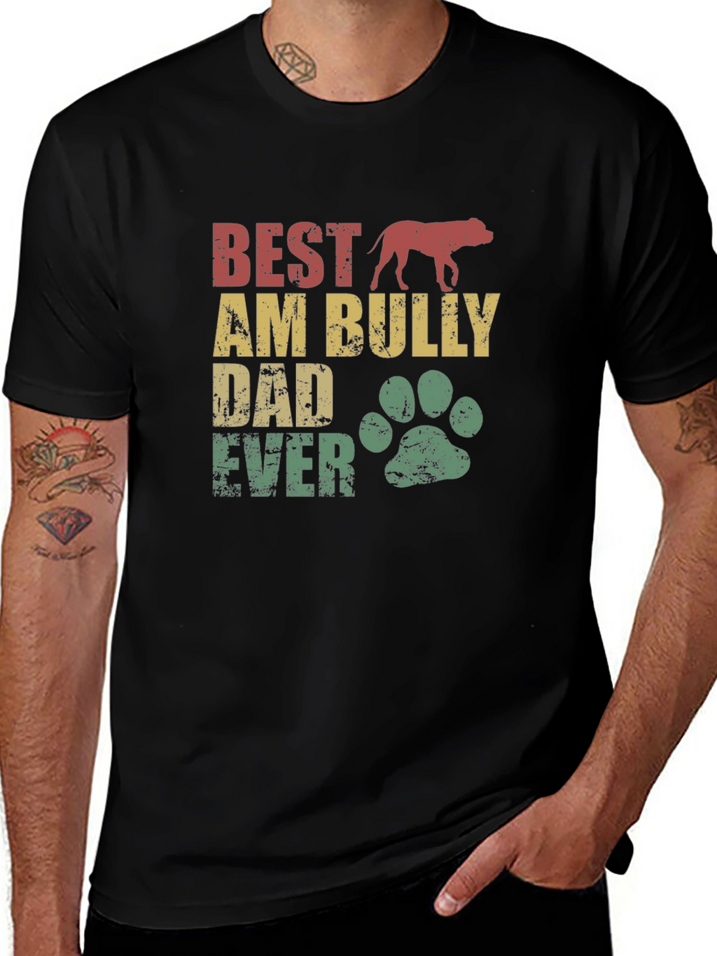 Best AM Bully Dad Ever T-Shirt