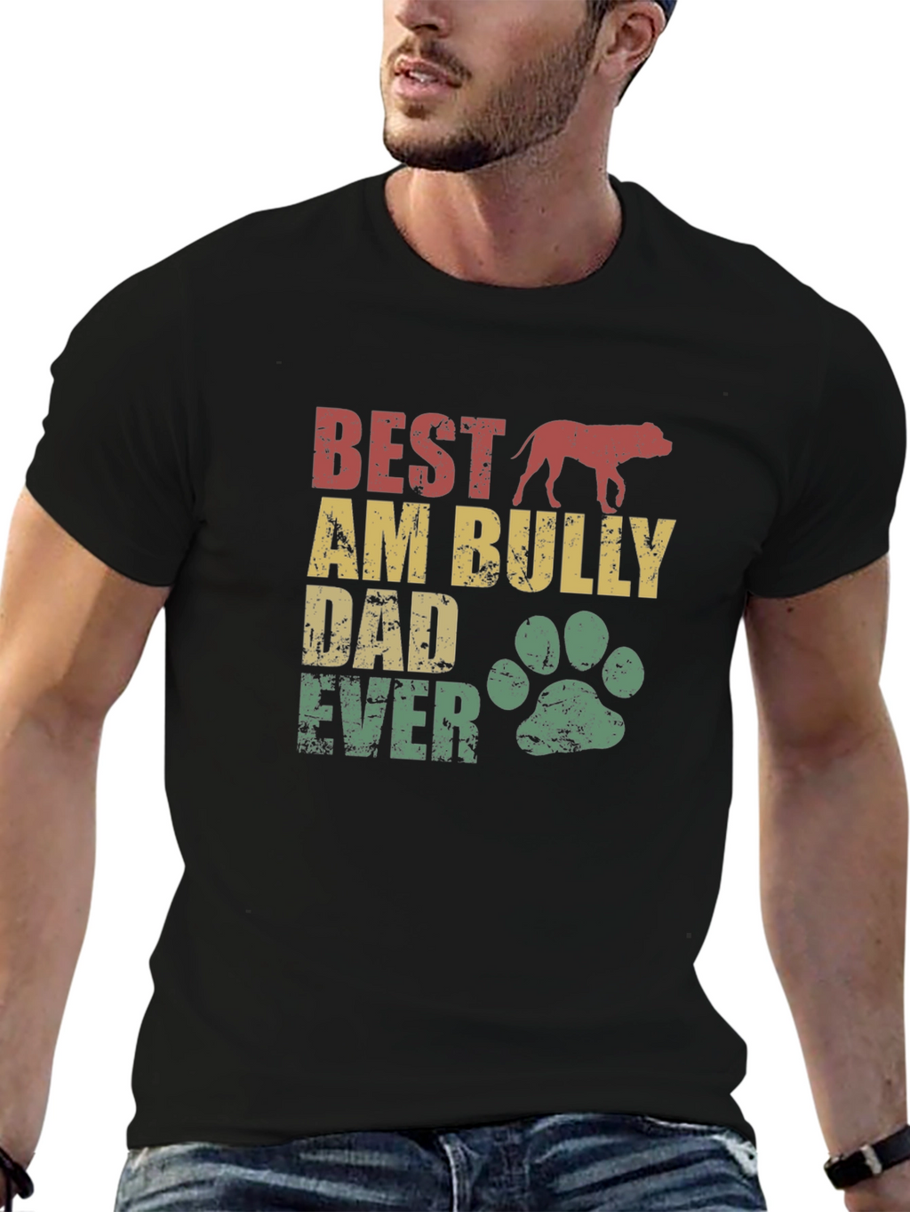 Best AM Bully Dad Ever T-Shirt