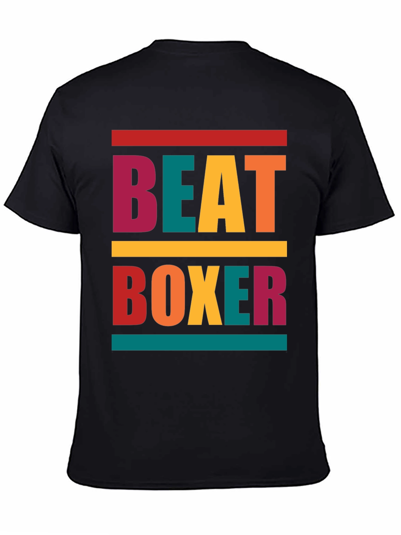 Retro Beat Boxer Graphic Tee - Trendy Mens T-Shirt