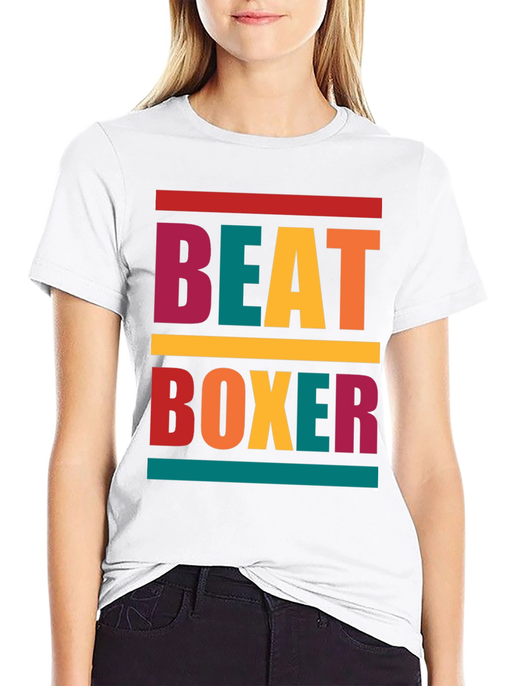 Retro Beat Boxer Graphic Tee - Trendy Mens T-Shirt