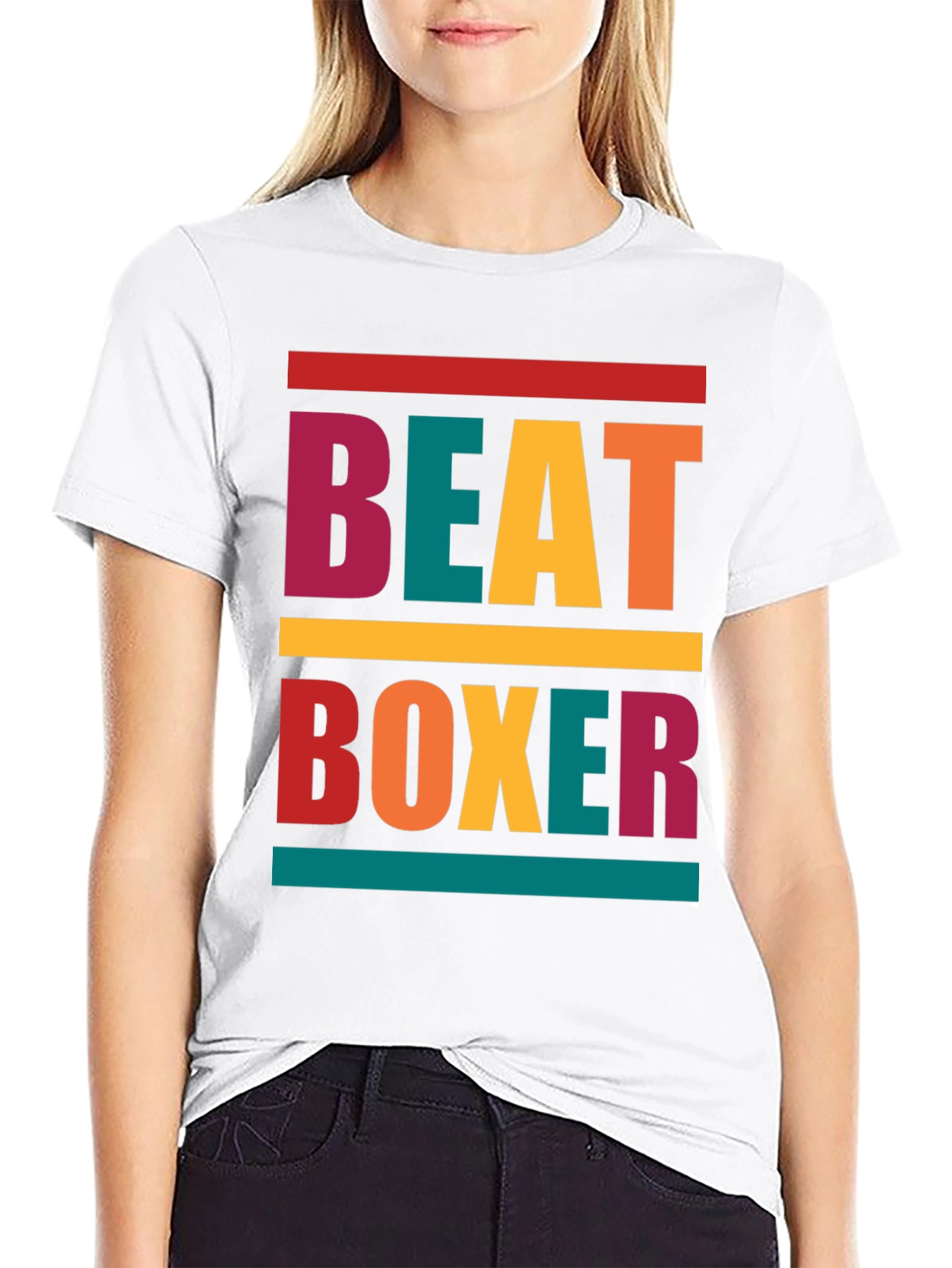 Retro Beat Boxer Graphic Tee - Trendy Mens T-Shirt