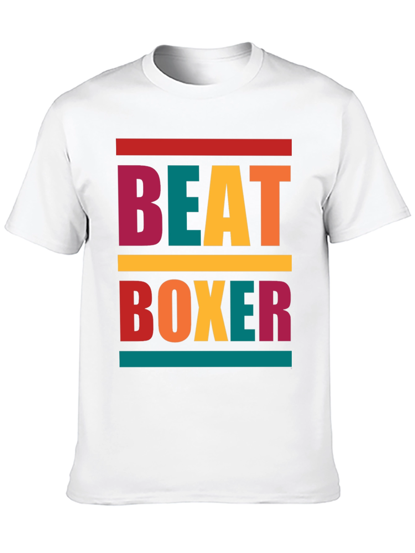 Retro Beat Boxer Graphic Tee - Trendy Mens T-Shirt
