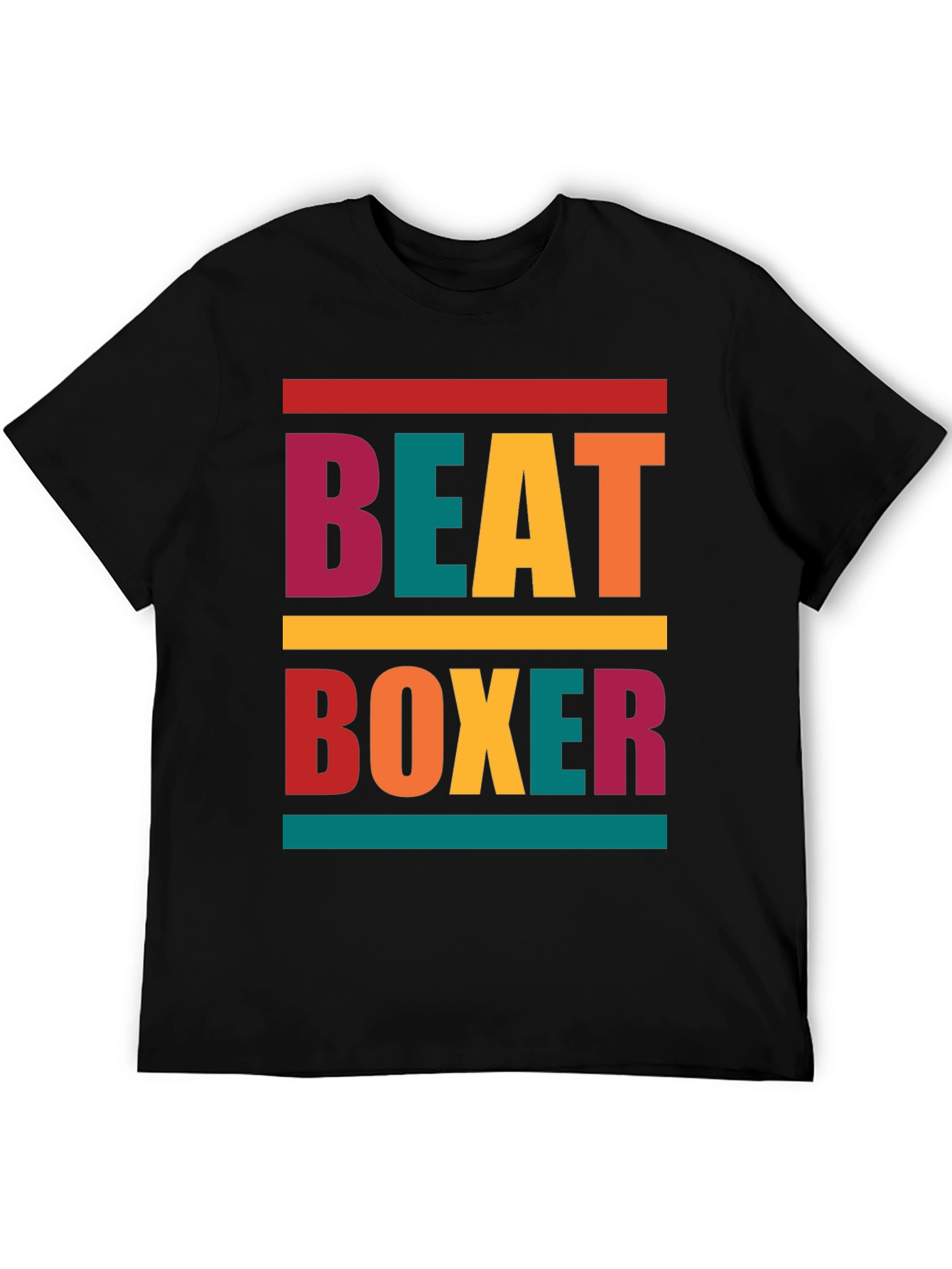 Retro Beat Boxer Graphic Tee - Trendy Mens T-Shirt