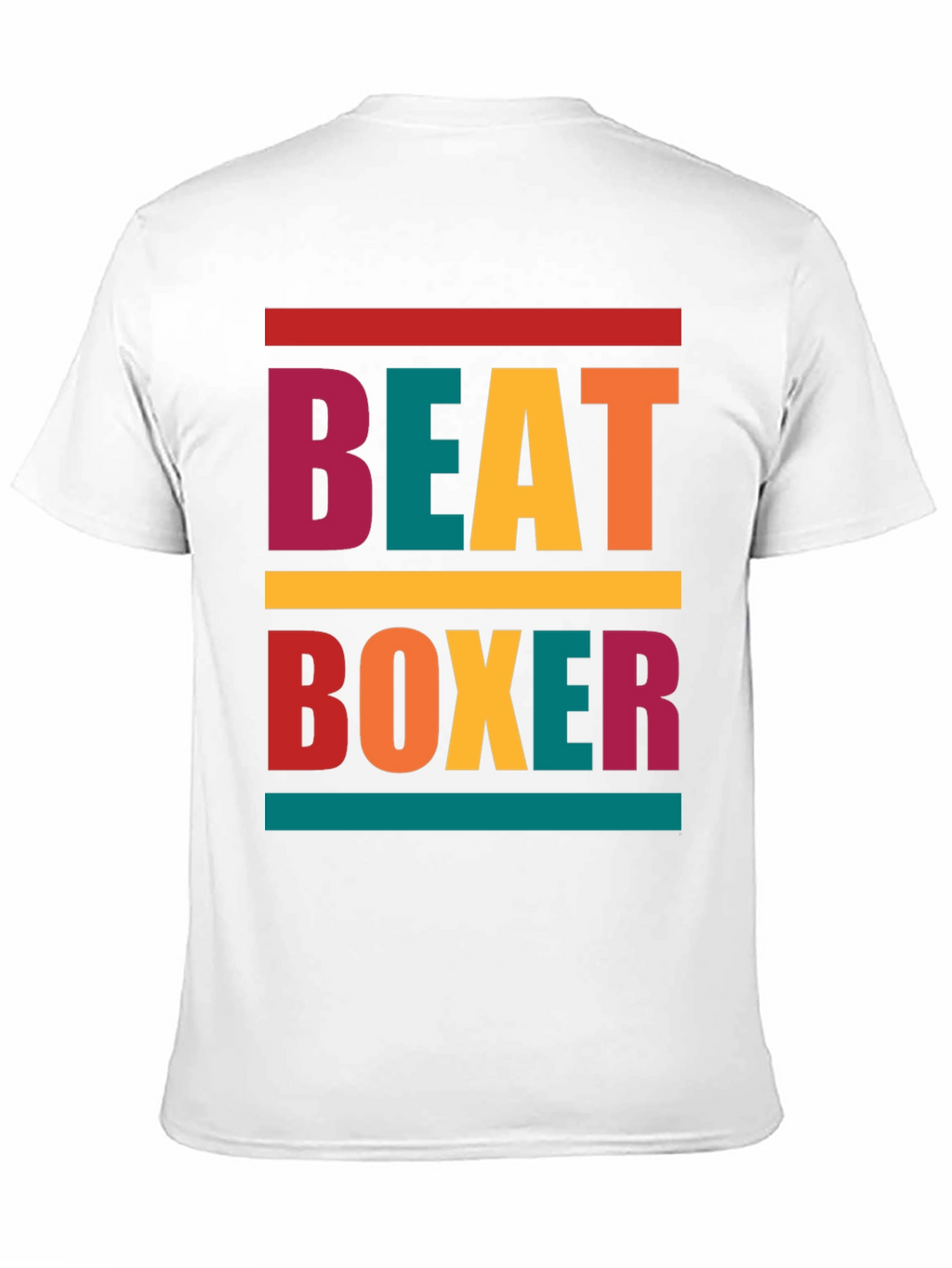 Retro Beat Boxer Graphic Tee - Trendy Mens T-Shirt