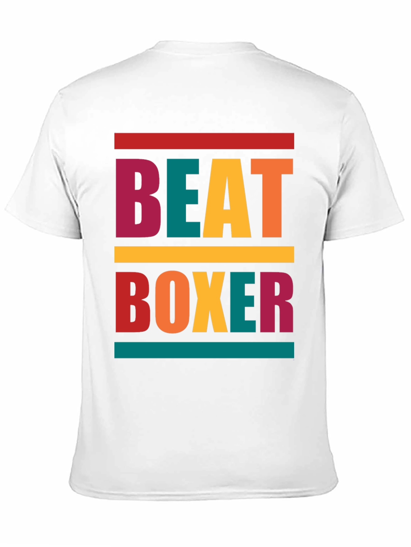 Retro Beat Boxer Graphic Tee - Trendy Mens T-Shirt