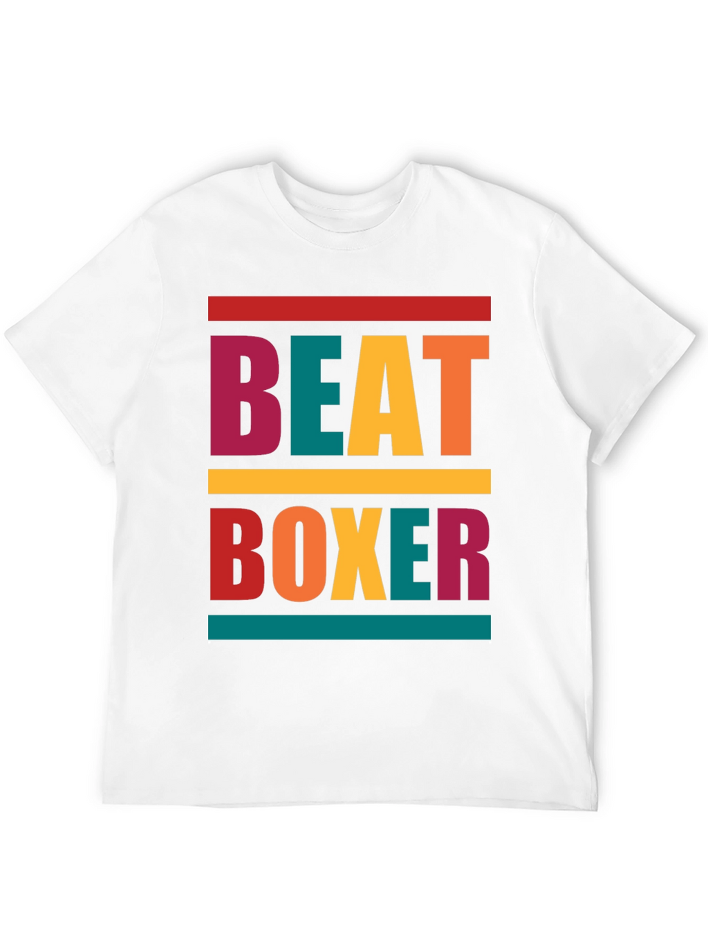 Retro Beat Boxer Graphic Tee - Trendy Mens T-Shirt