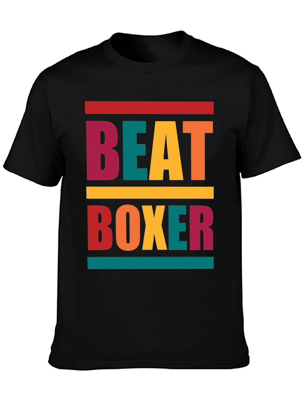 Retro Beat Boxer Graphic Tee - Trendy Mens T-Shirt