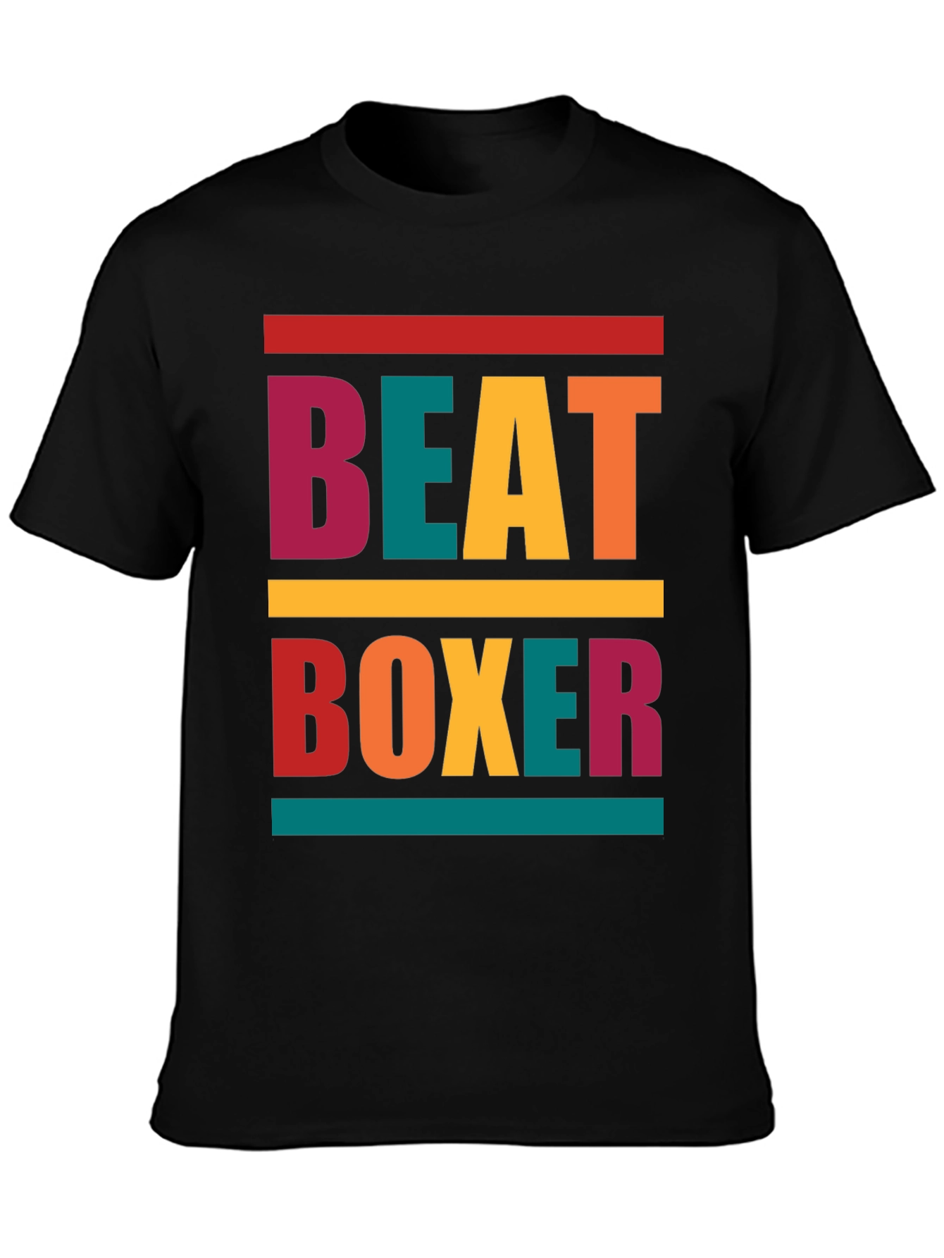 Retro Beat Boxer Graphic Tee - Trendy Mens T-Shirt