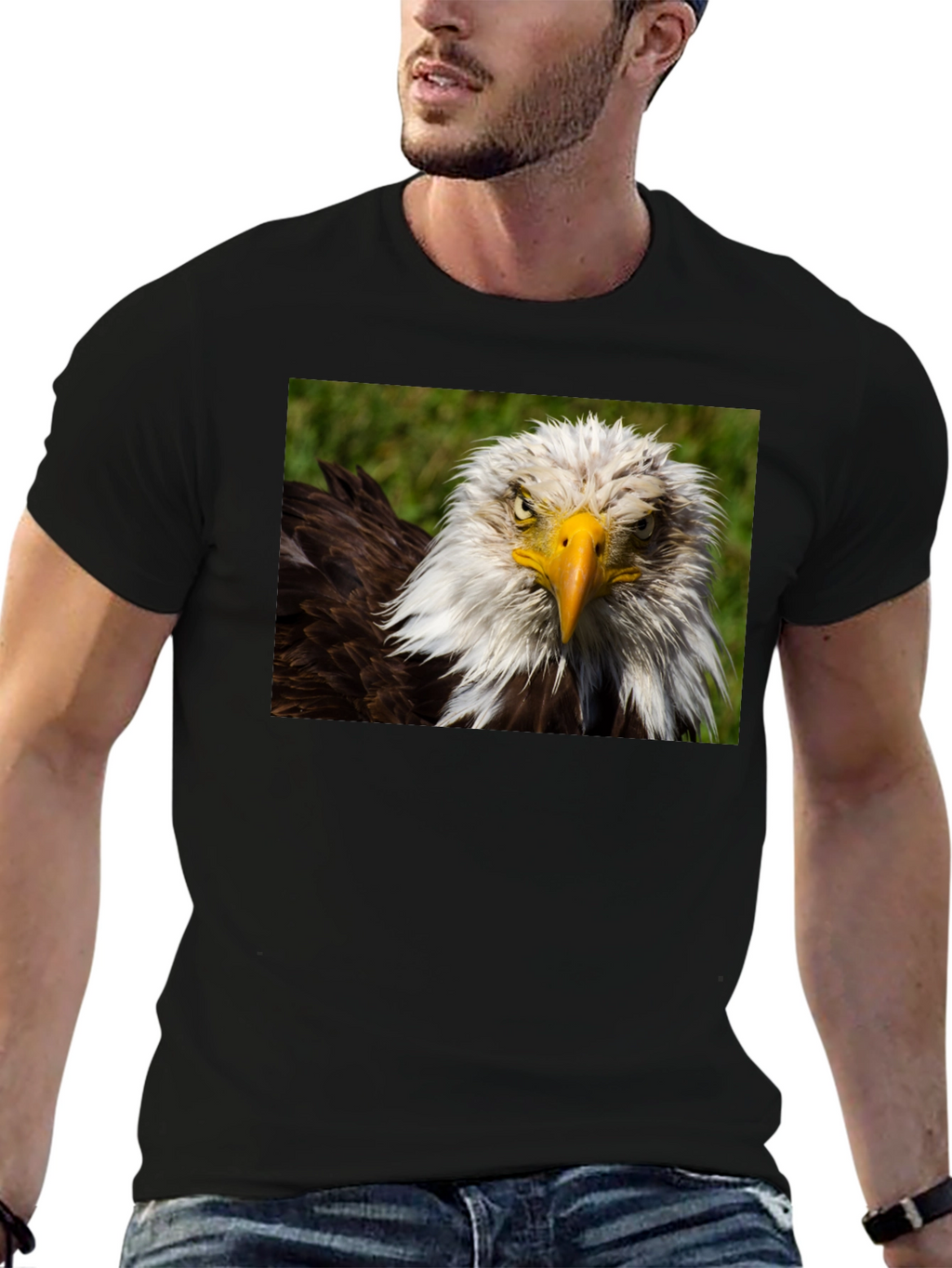 Bald Eagle Graphic T-Shirt - Bold American Style