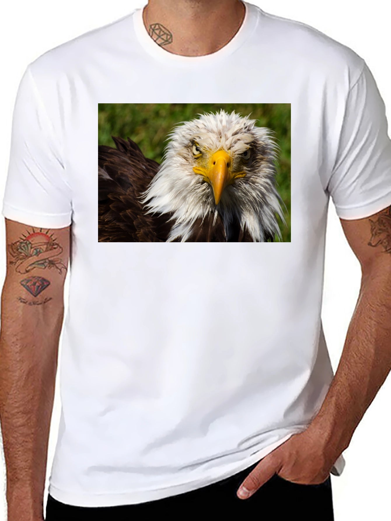 Bald Eagle Graphic T-Shirt - Bold American Style