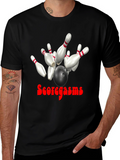 Scoregasms Bowling T-Shirt: Strike King