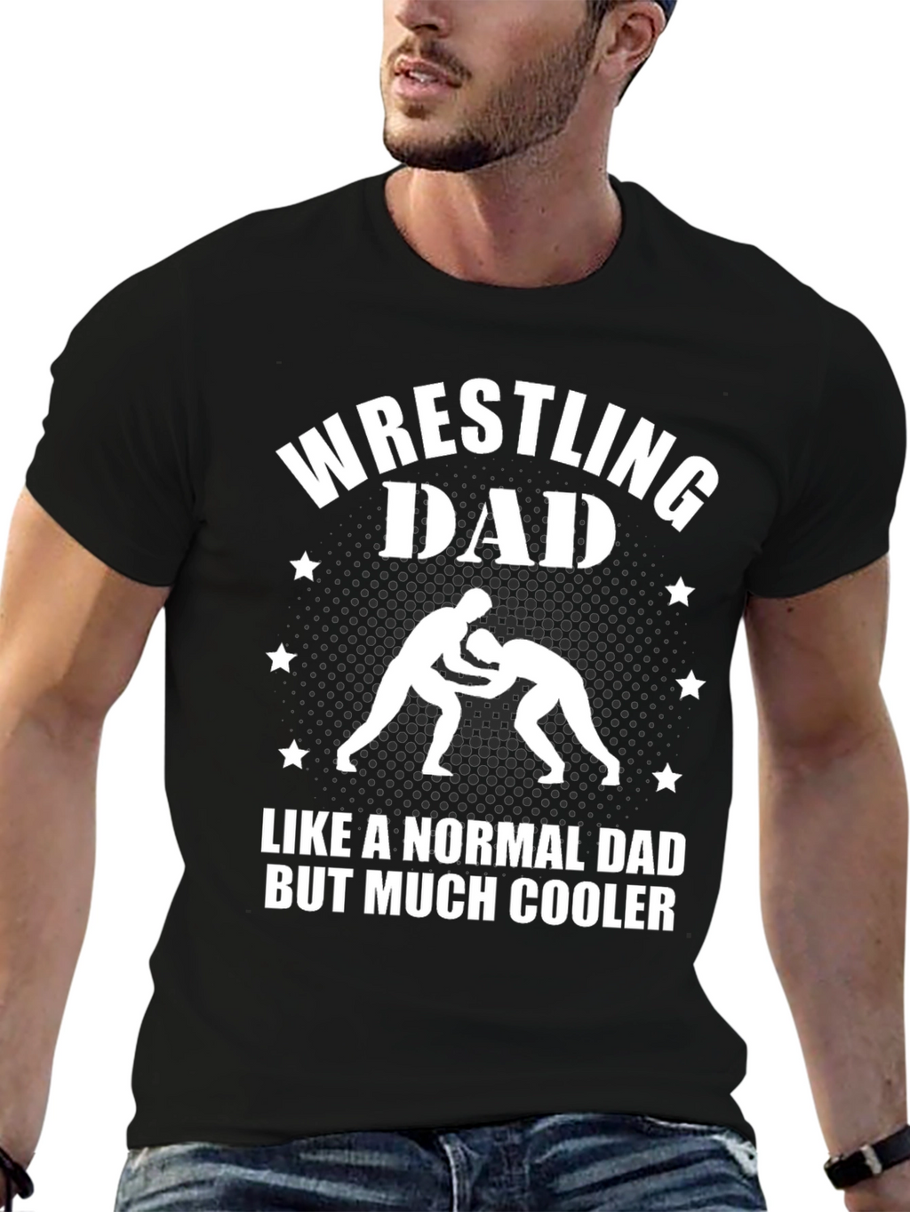 Wrestling Dad T-Shirt - Much Cooler Dad