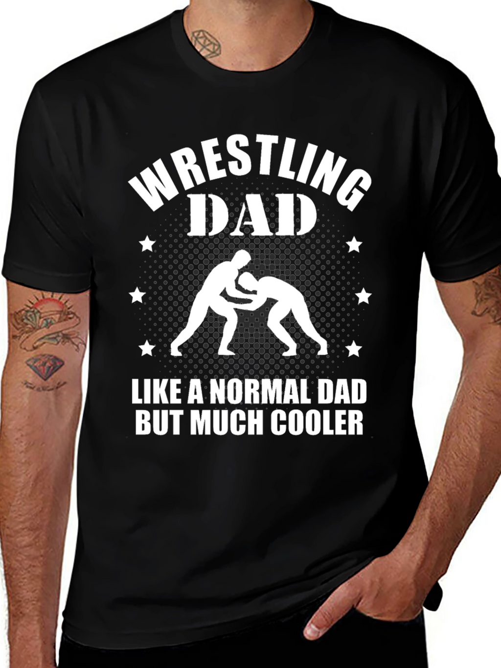Wrestling Dad T-Shirt - Much Cooler Dad