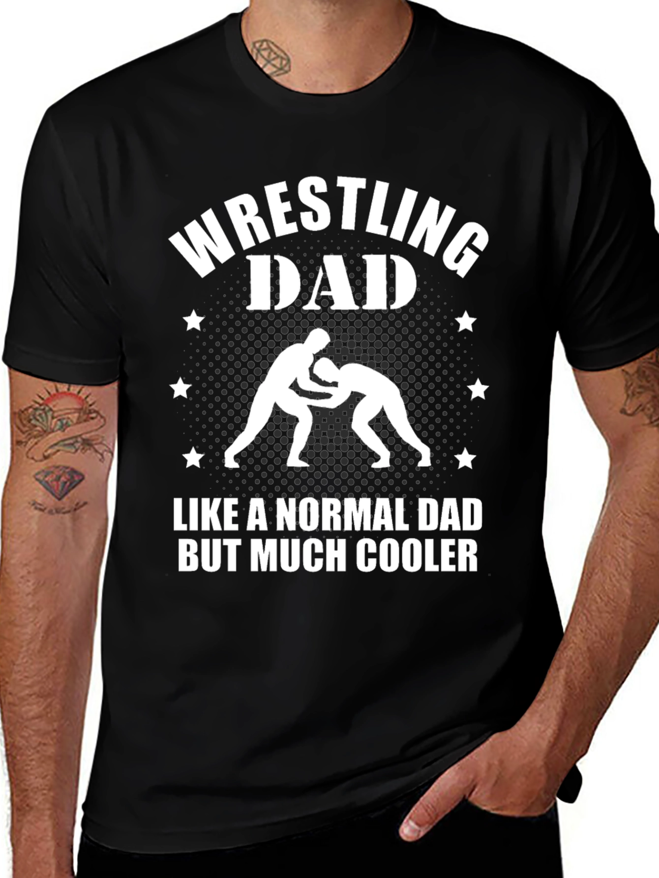 Wrestling Dad T-Shirt - Much Cooler Dad