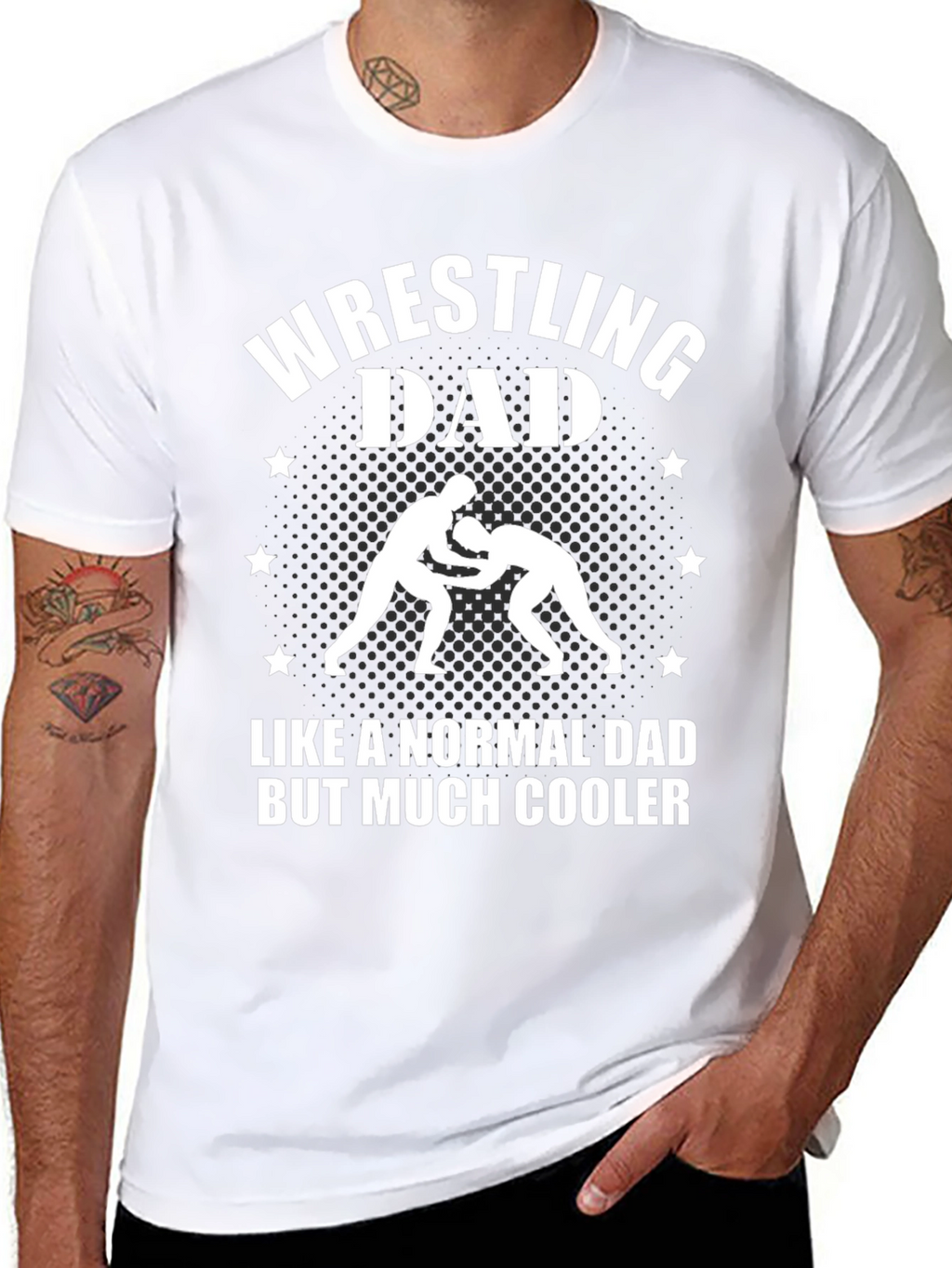 Wrestling Dad T-Shirt - Much Cooler Dad