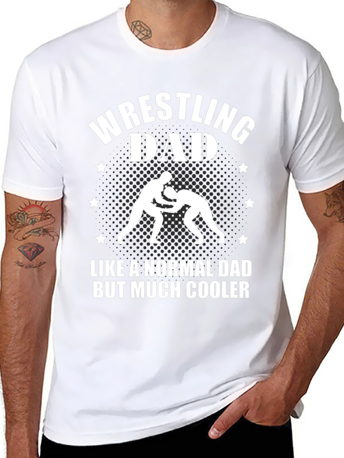 Wrestling Dad T-Shirt - Much Cooler Dad