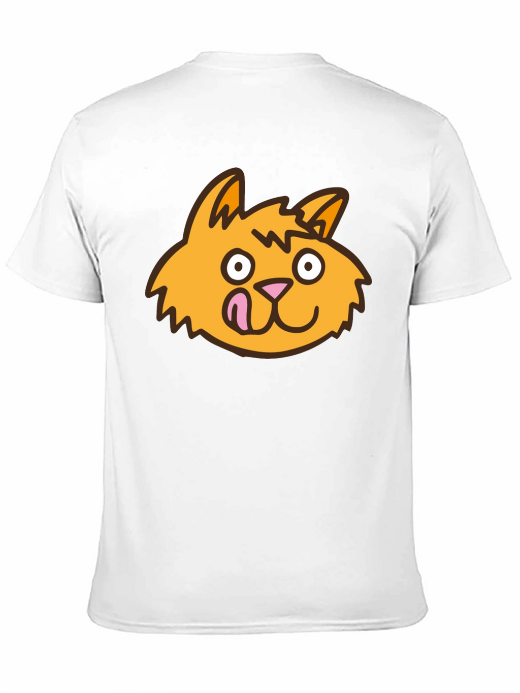 Funny Cat Tongue T-Shirt - Black