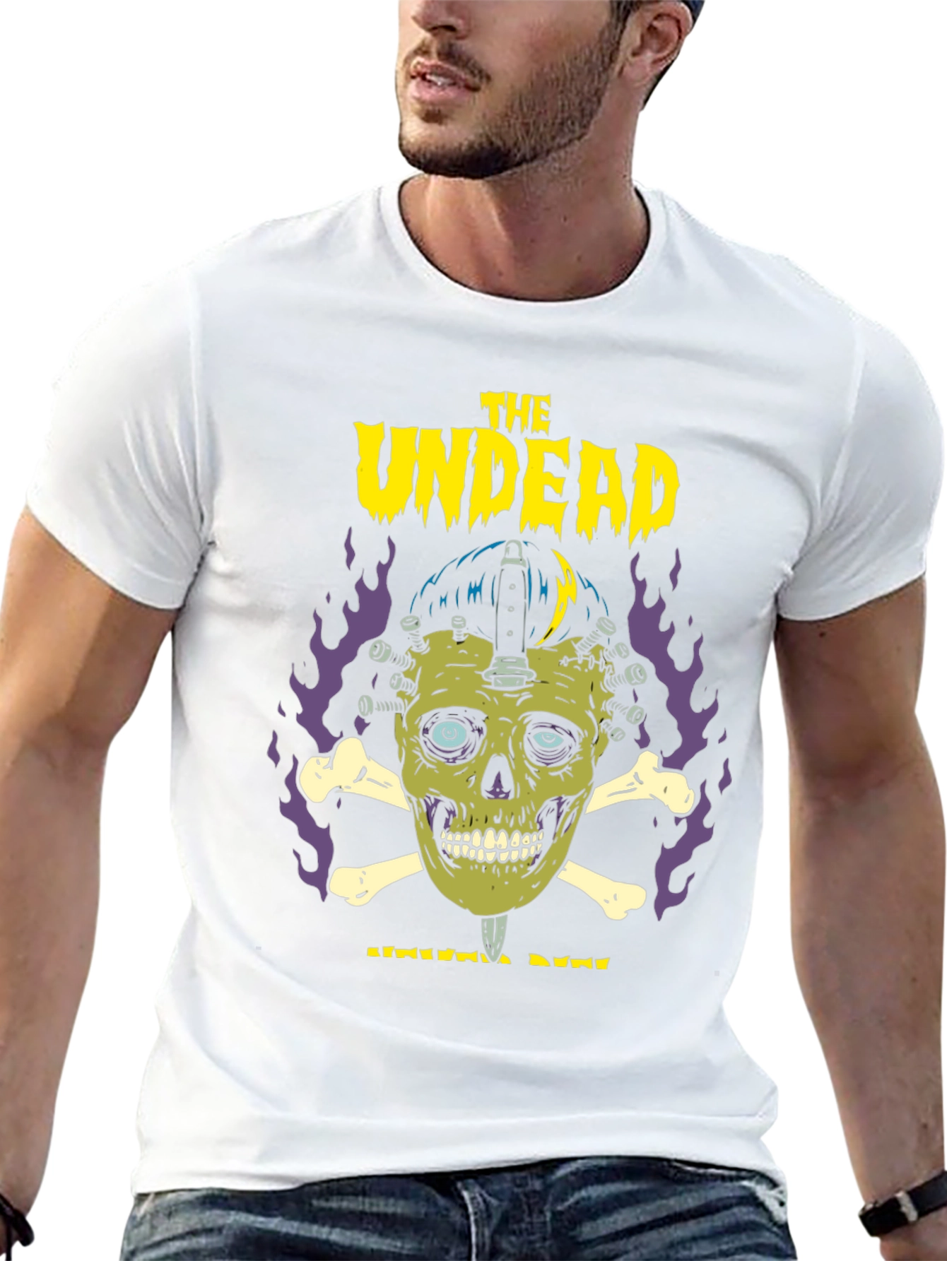 The Undead Graphic Print T-Shirt - Halloween Ready!