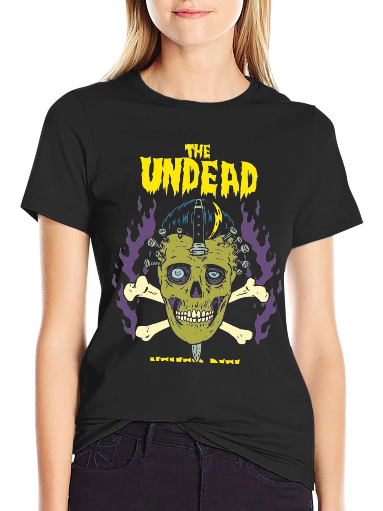 The Undead Graphic Print T-Shirt - Halloween Ready!