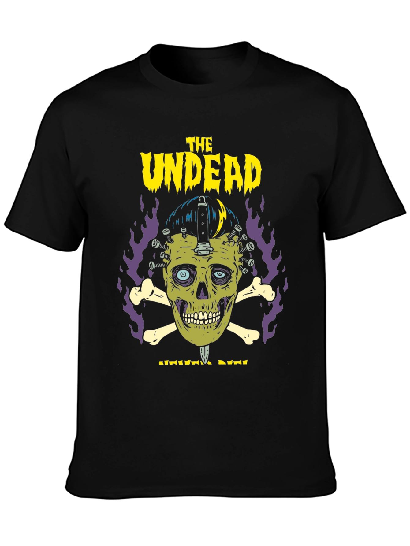 The Undead Graphic Print T-Shirt - Halloween Ready!