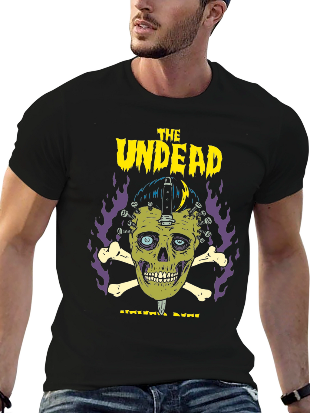 The Undead Graphic Print T-Shirt - Halloween Ready!