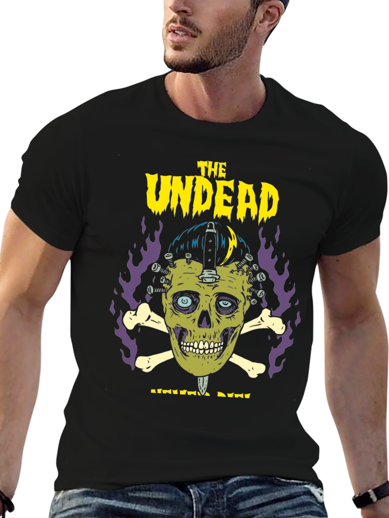 The Undead Graphic Print T-Shirt - Halloween Ready!