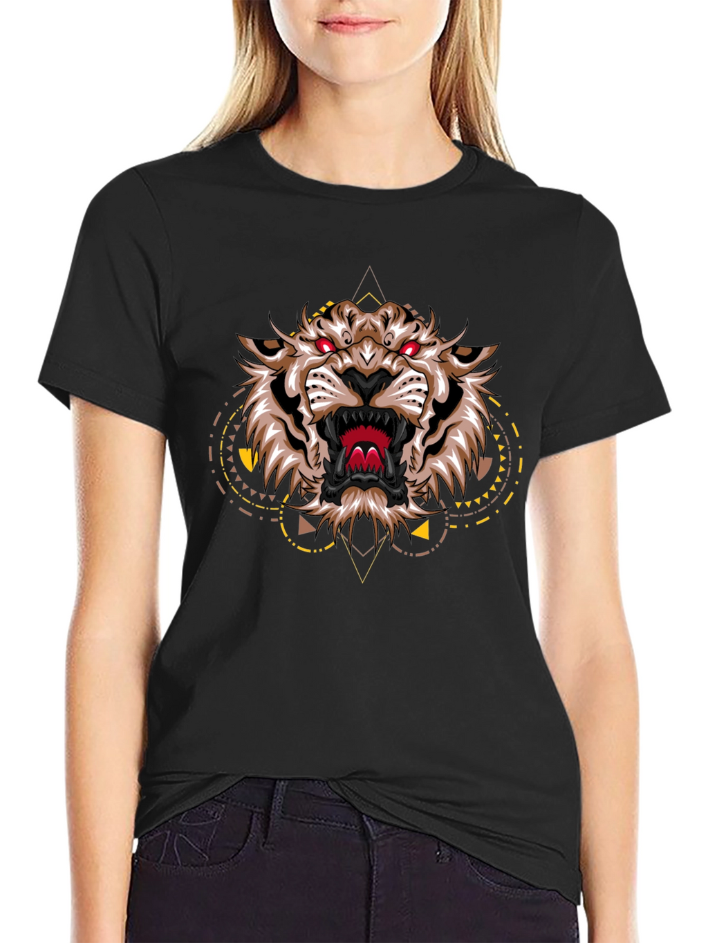 Black Tiger Graphic T-Shirt