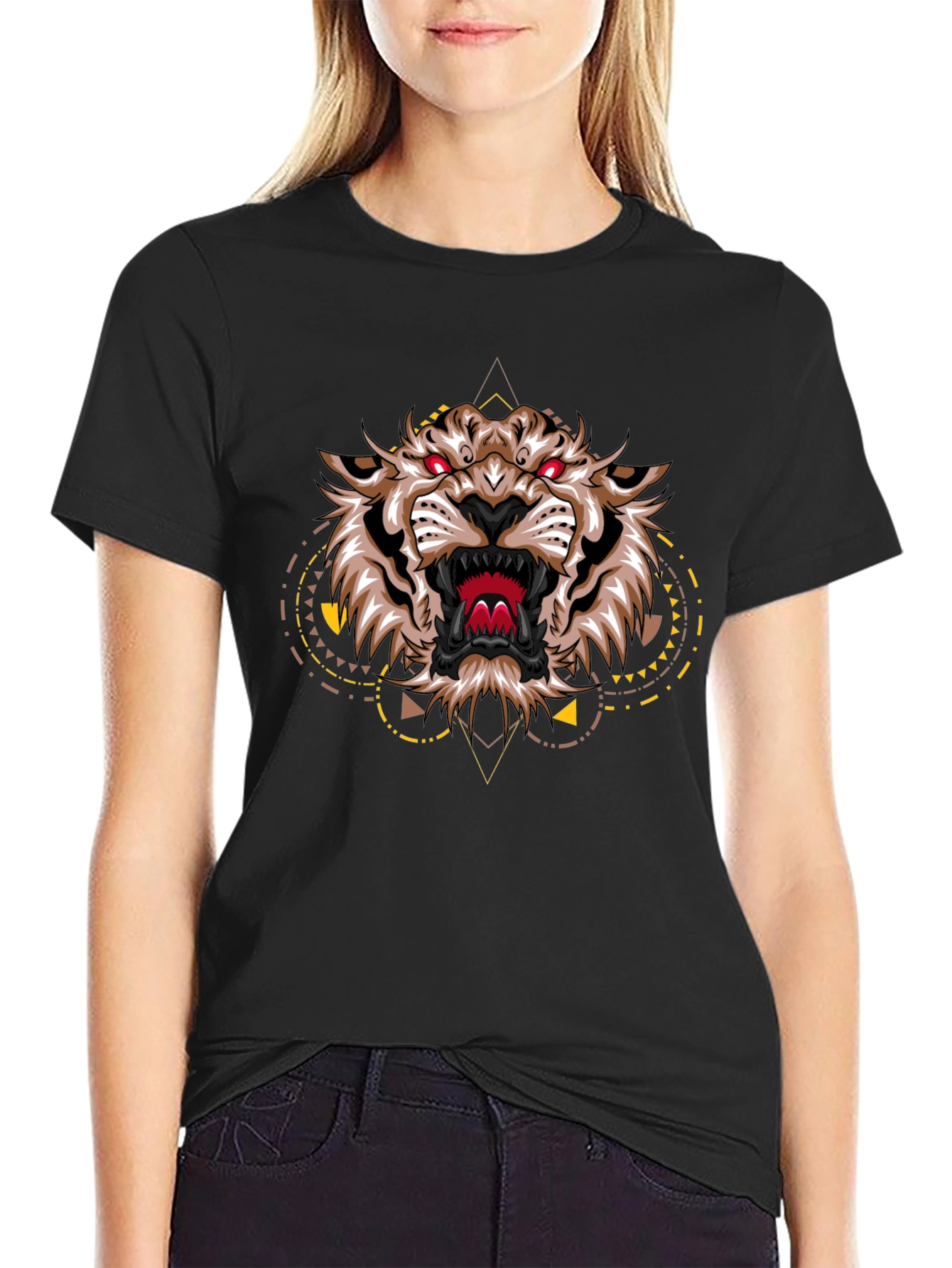 Black Tiger Graphic T-Shirt