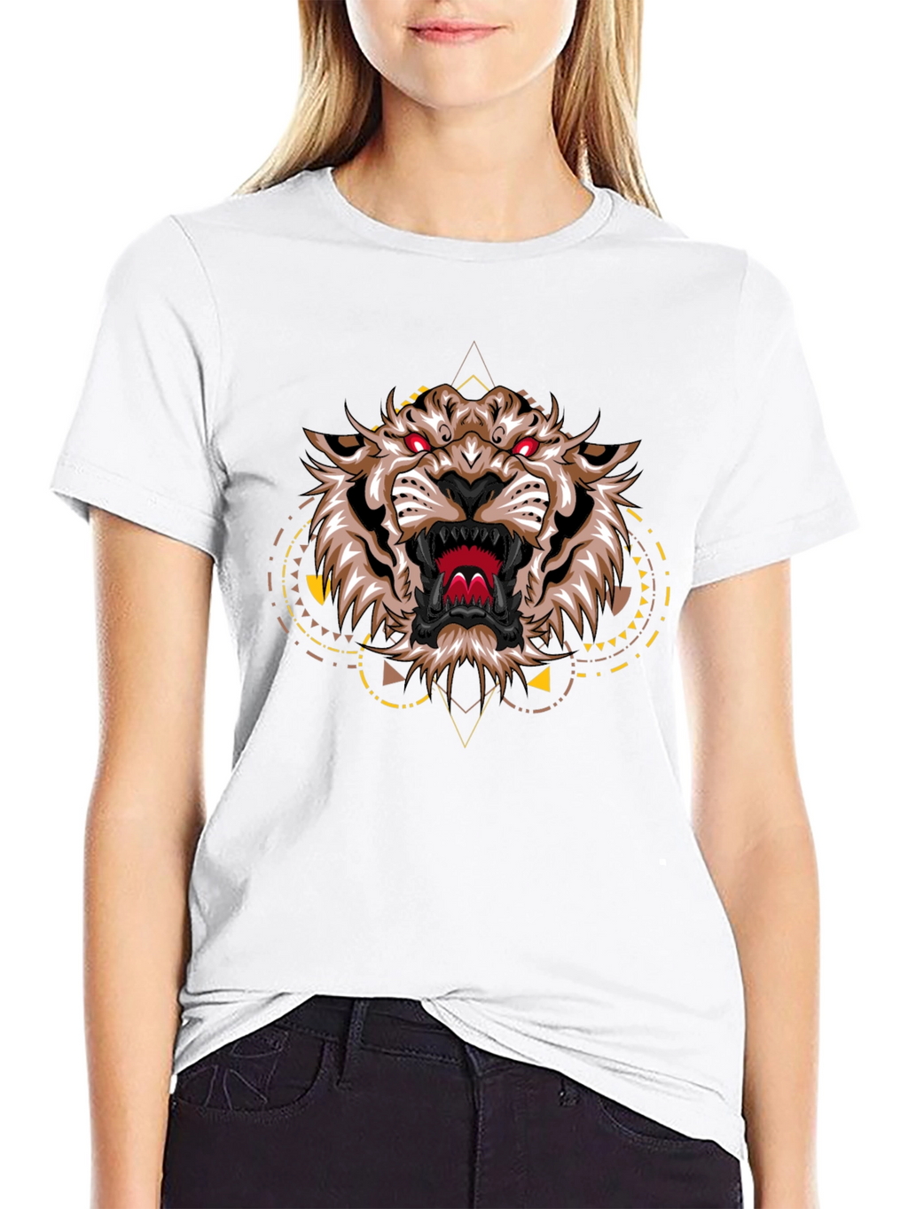 Black Tiger Graphic T-Shirt