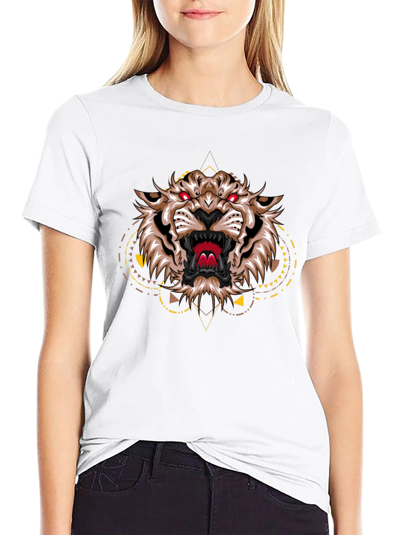 Black Tiger Graphic T-Shirt
