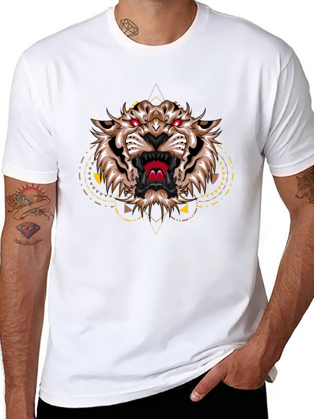 Black Tiger Graphic T-Shirt