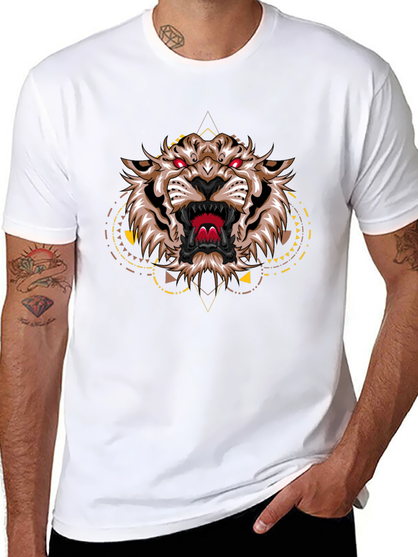 Black Tiger Graphic T-Shirt
