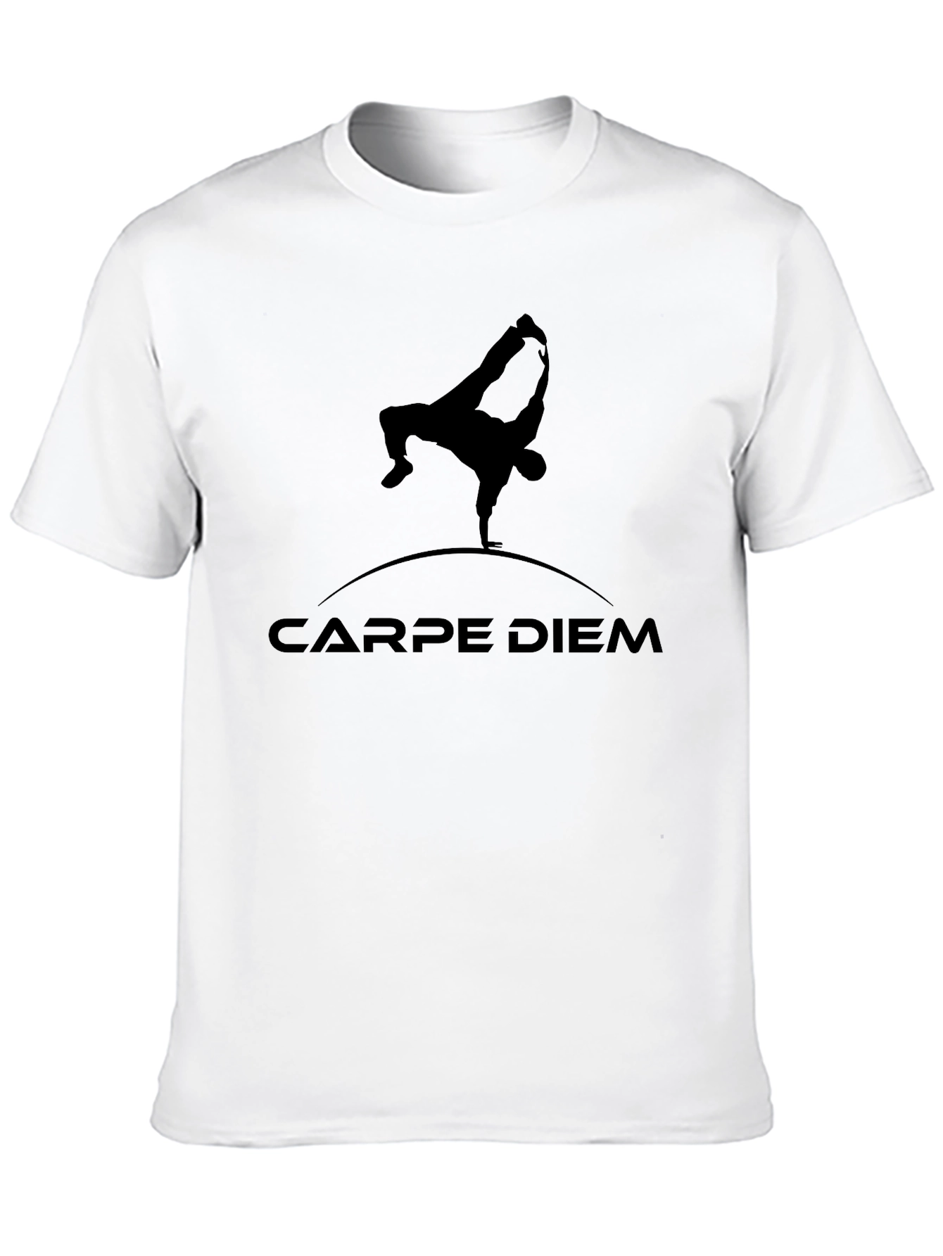 Carpe Diem Black Graphic Tee