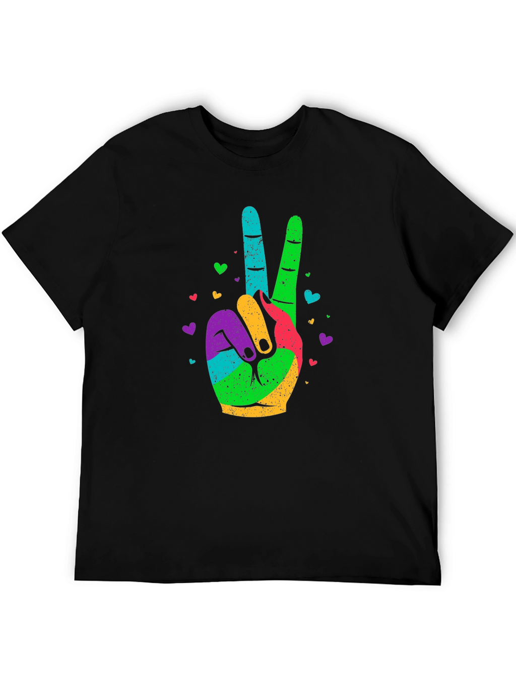 Rainbow Peace Sign T-Shirt