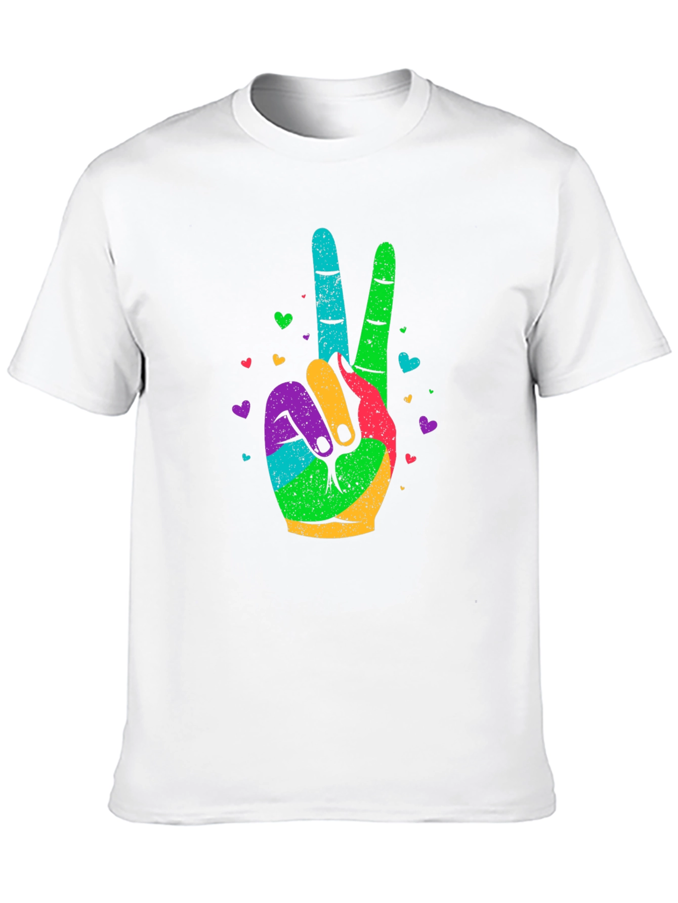 Rainbow Peace Sign T-Shirt