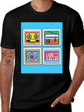 Retro Music Graphic Tee - Classic Style