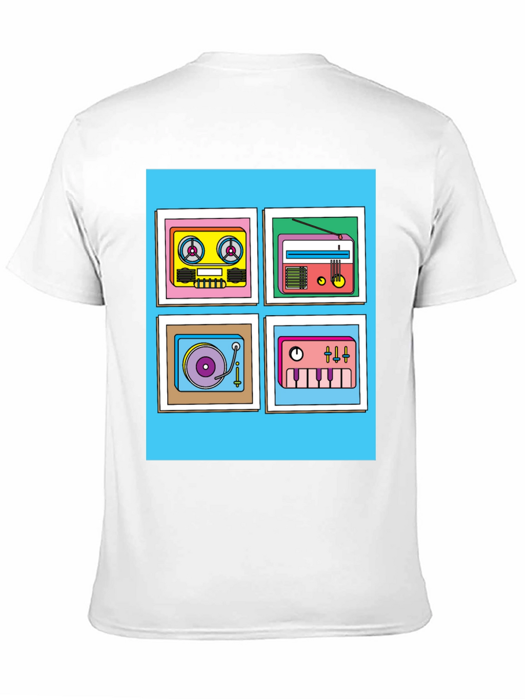 Retro Music Graphic Tee - Classic Style