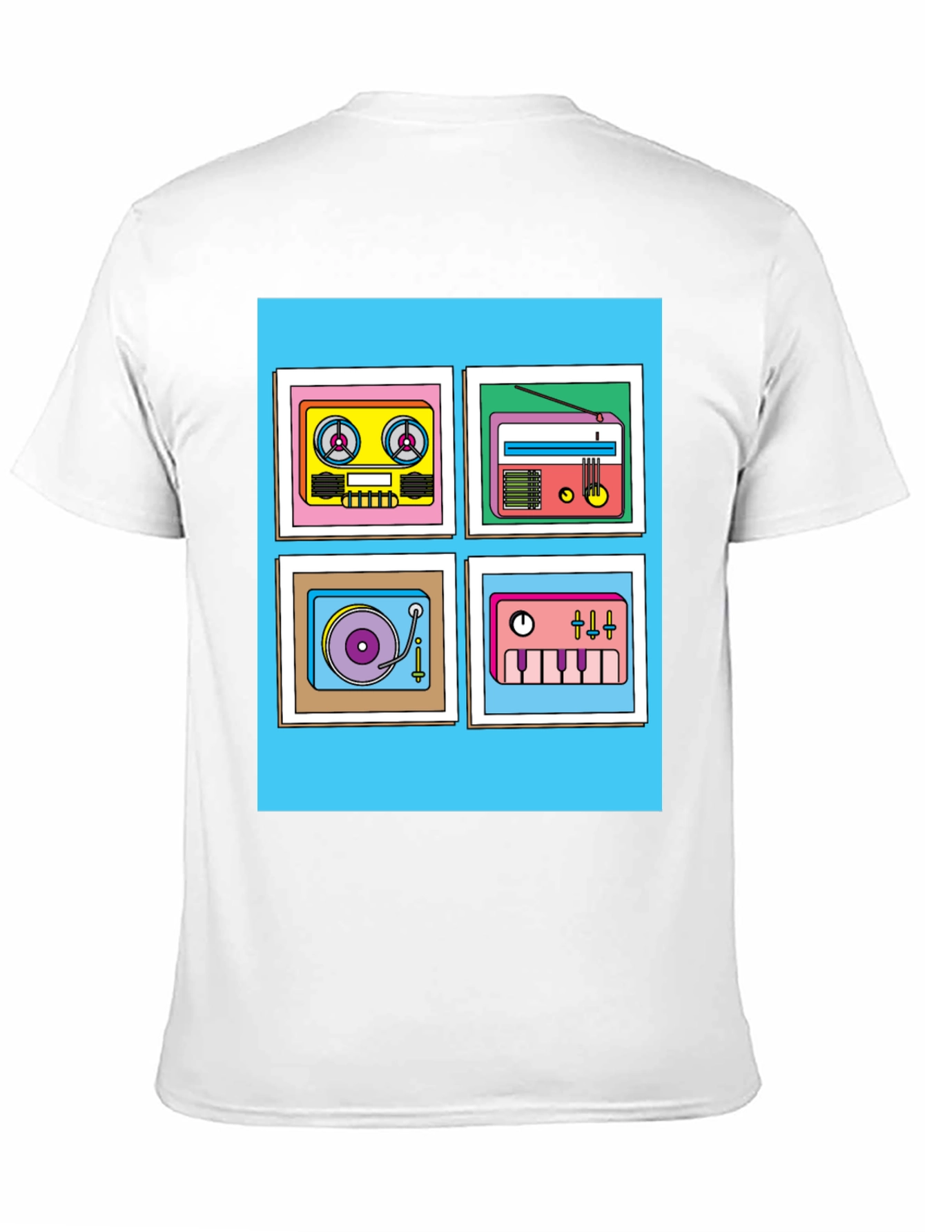 Retro Music Graphic Tee - Classic Style