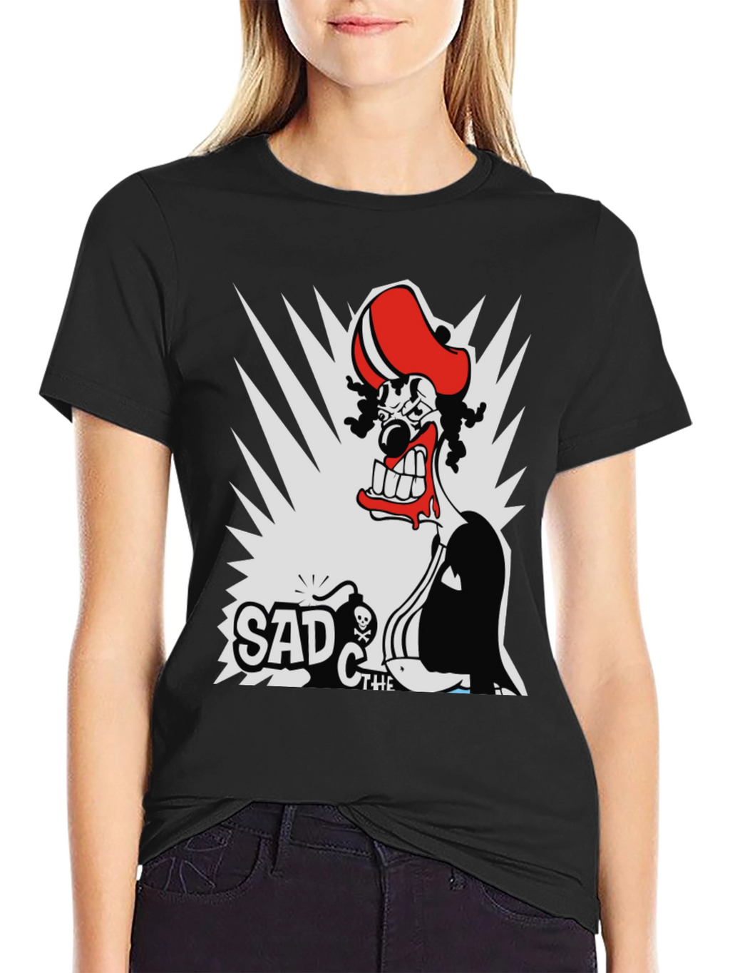 Sad the Clown Graphic T-Shirt