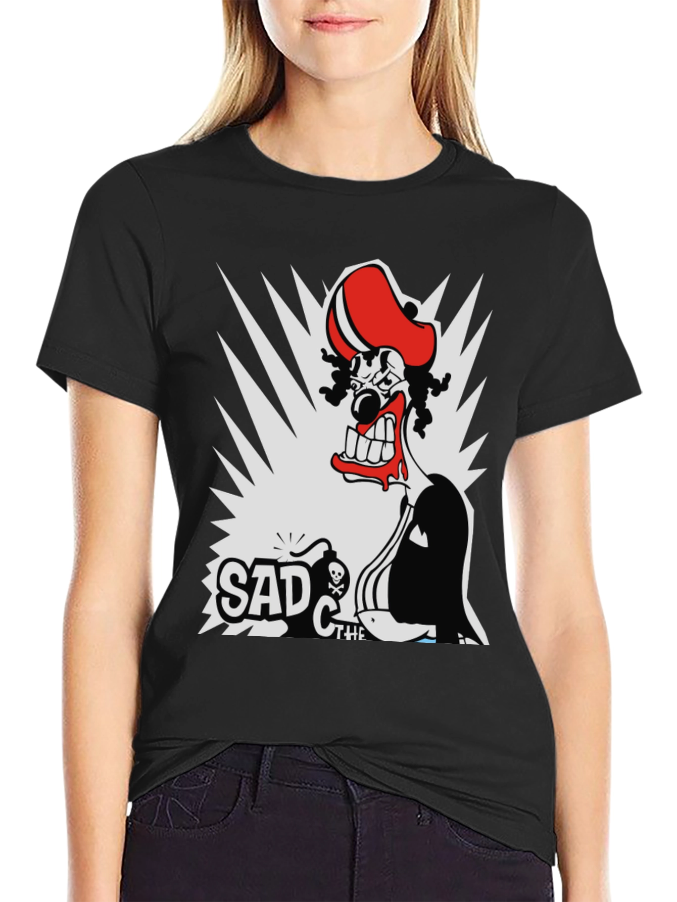 Sad the Clown Graphic T-Shirt
