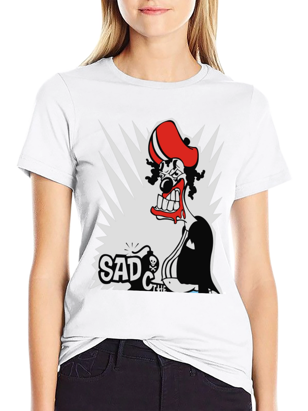 Sad the Clown Graphic T-Shirt