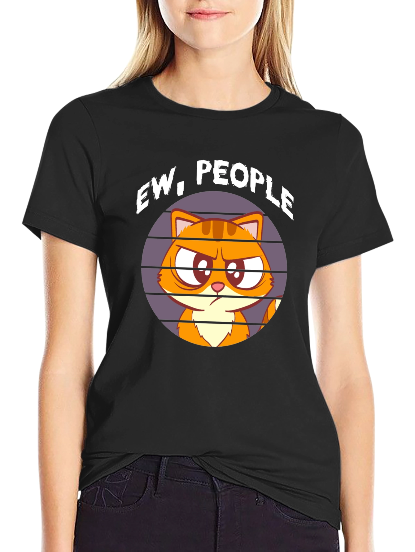 Ew People Cat T-Shirt - Funny Graphic Tee