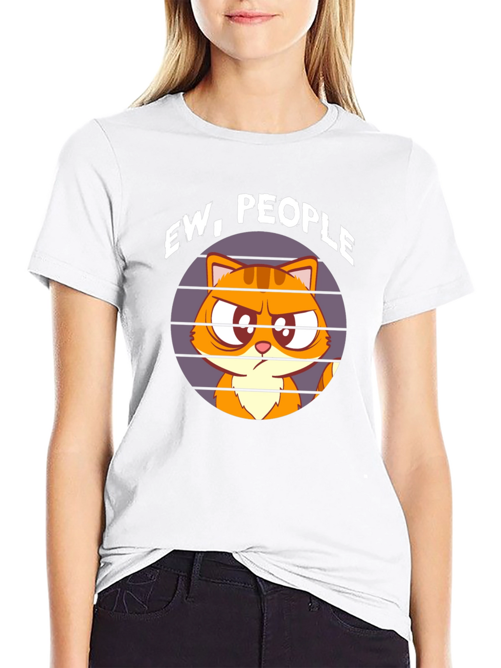 Ew People Cat T-Shirt - Funny Graphic Tee