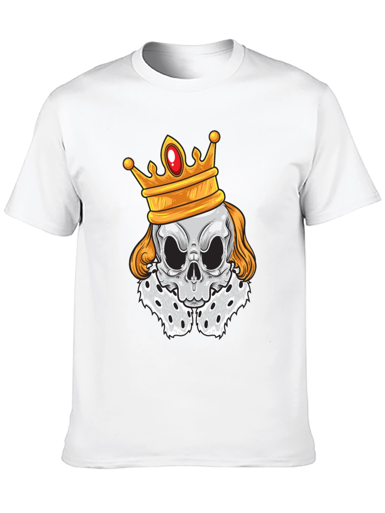 Skull King Graphic T-Shirt - Black Cotton Tee