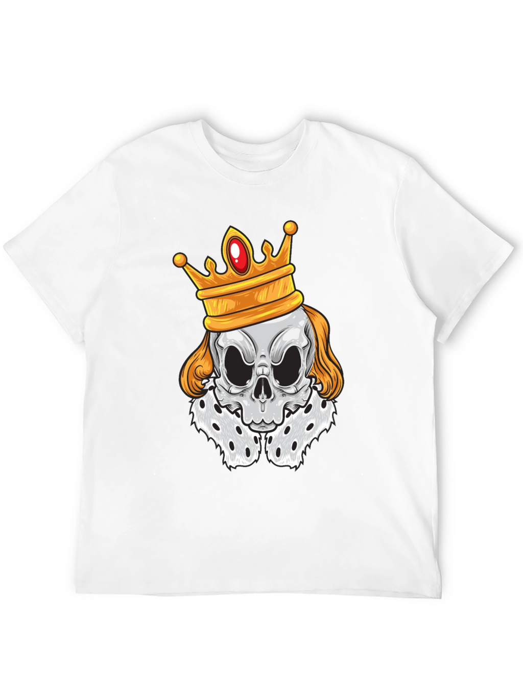 Skull King Graphic T-Shirt - Black Cotton Tee