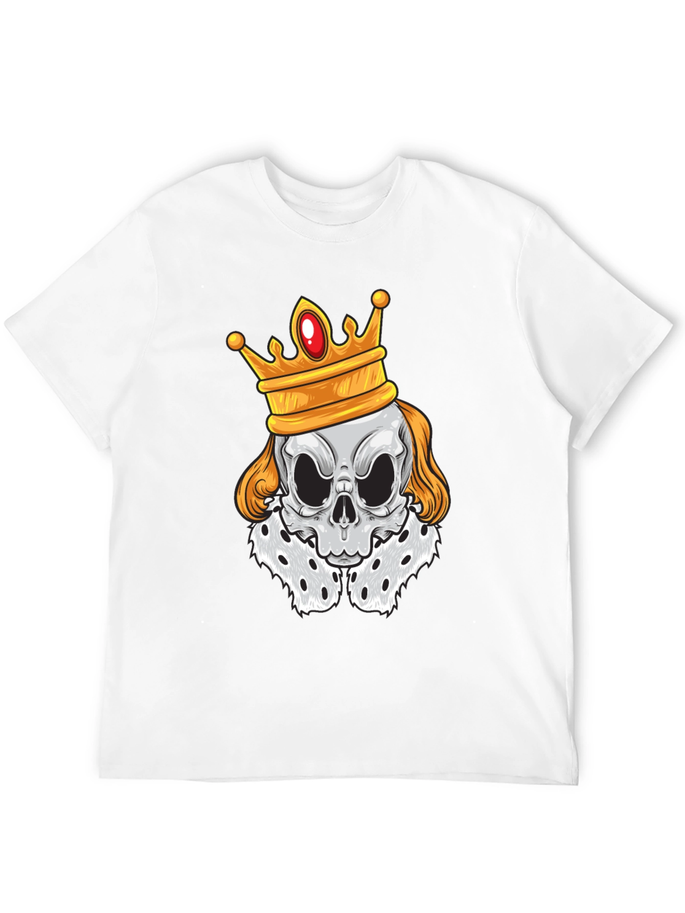 Skull King Graphic T-Shirt - Black Cotton Tee