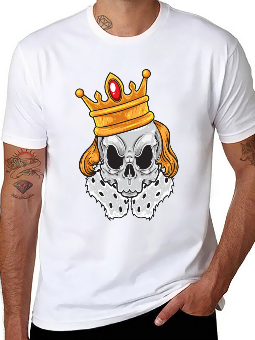 Skull King Graphic T-Shirt - Black Cotton Tee