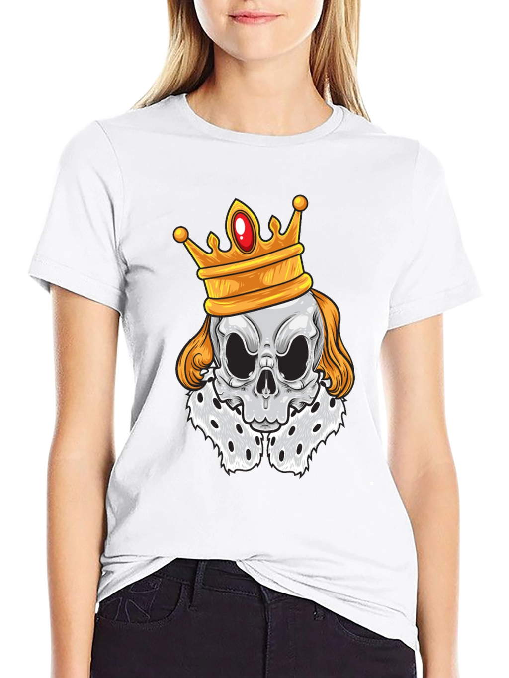 Skull King Graphic T-Shirt - Black Cotton Tee