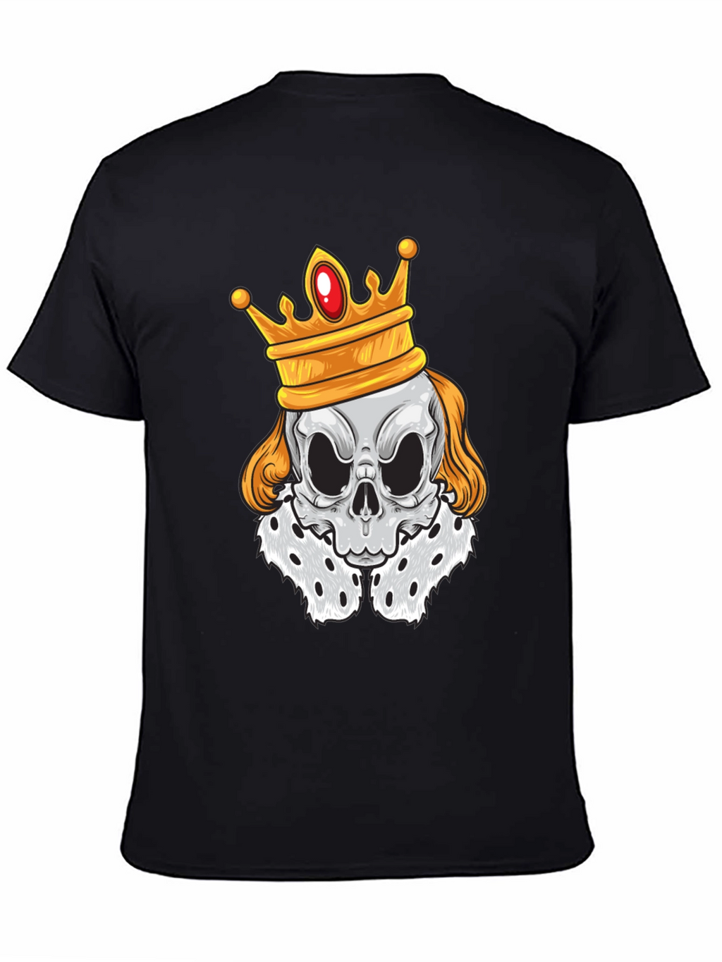 Skull King Graphic T-Shirt - Black Cotton Tee